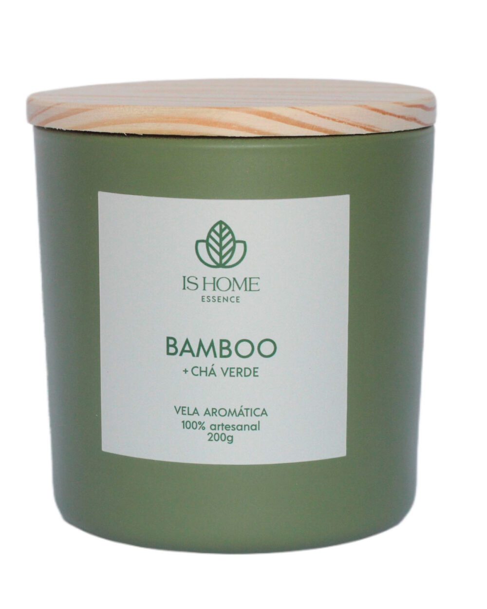 Vela Aromática | Bamboo + Chá Verde